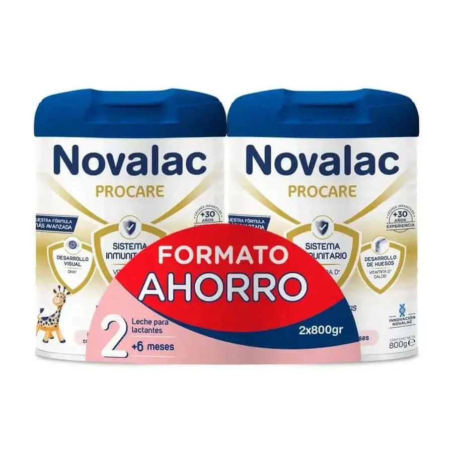 Novalac Procare 2 Continuation Milk Savings Pack 2X800Gr: цены и характеристики
