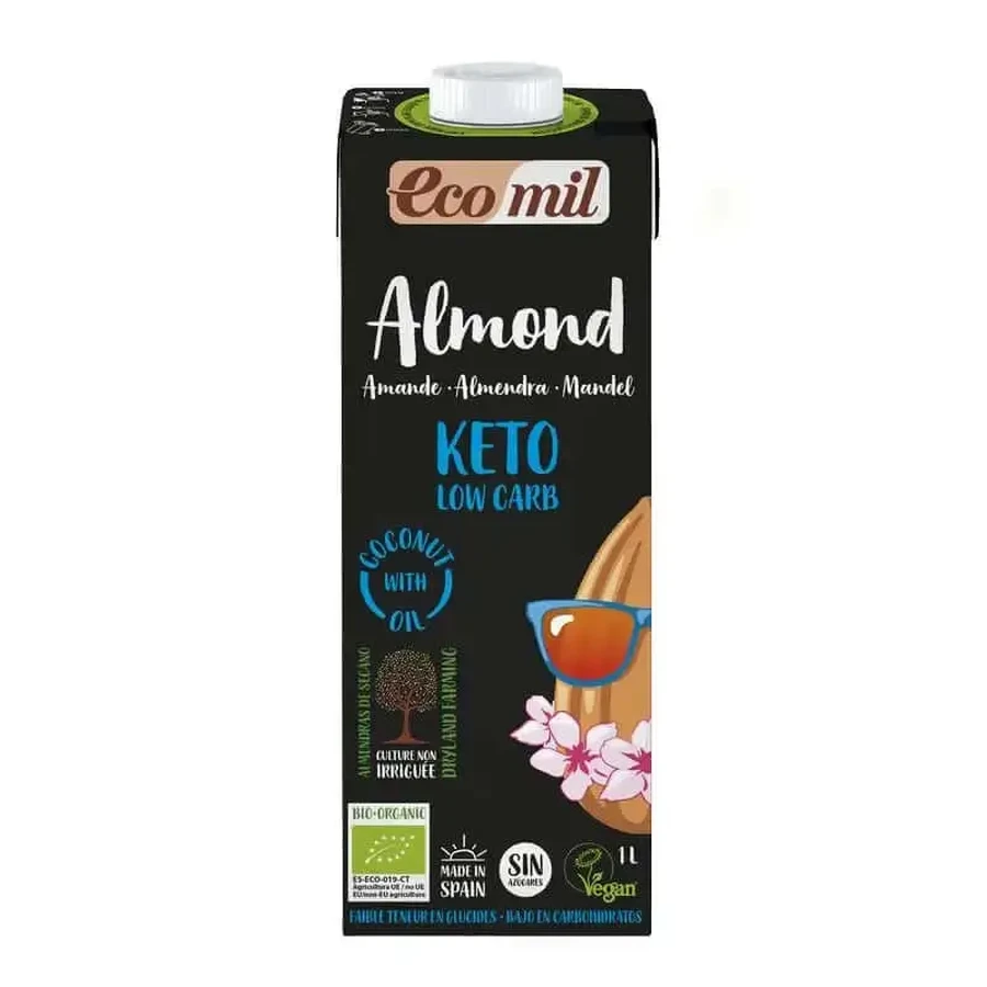 Ecomil Миндаль Nature Keto Bio, 1 л х 6 шт.: цены и характеристики