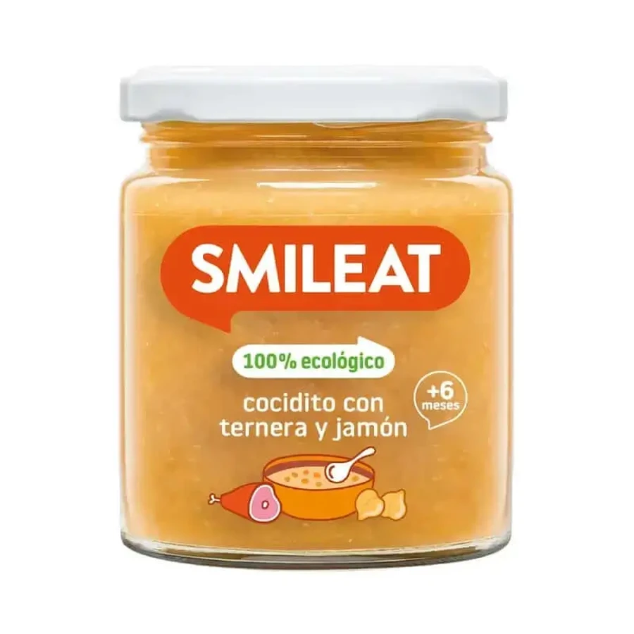 Тушкована яловичина та шинка Smileat, 230 грамів: ціни та характеристики