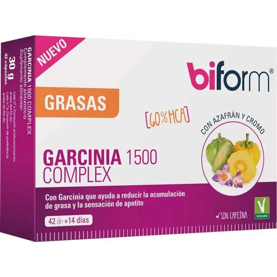 Комплекс Biform Garcinia 1500, 42 капсули: ціни та характеристики