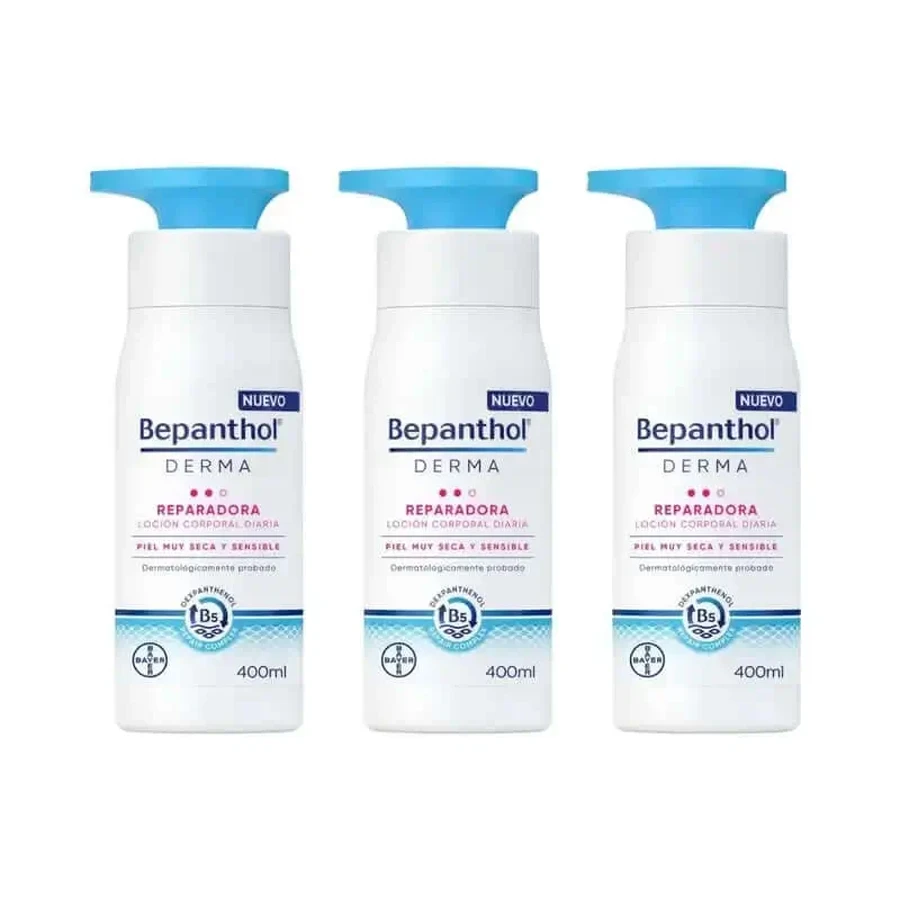 Bepanthol Derma Repairing Daily Body Lotion, 3X400 Ml: цены и характеристики