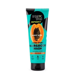 Гель для душу та шампунь для неї Organic Shop After Sport, 200 мл