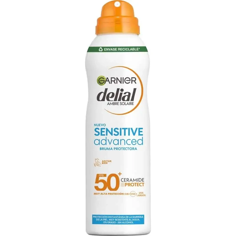 Garnier Delial Sensitive Advanced Ip50+ Mist Для чувствительной, светлой и непереносимой солнцем кожи. Детский, 150 мл: цены и характеристики