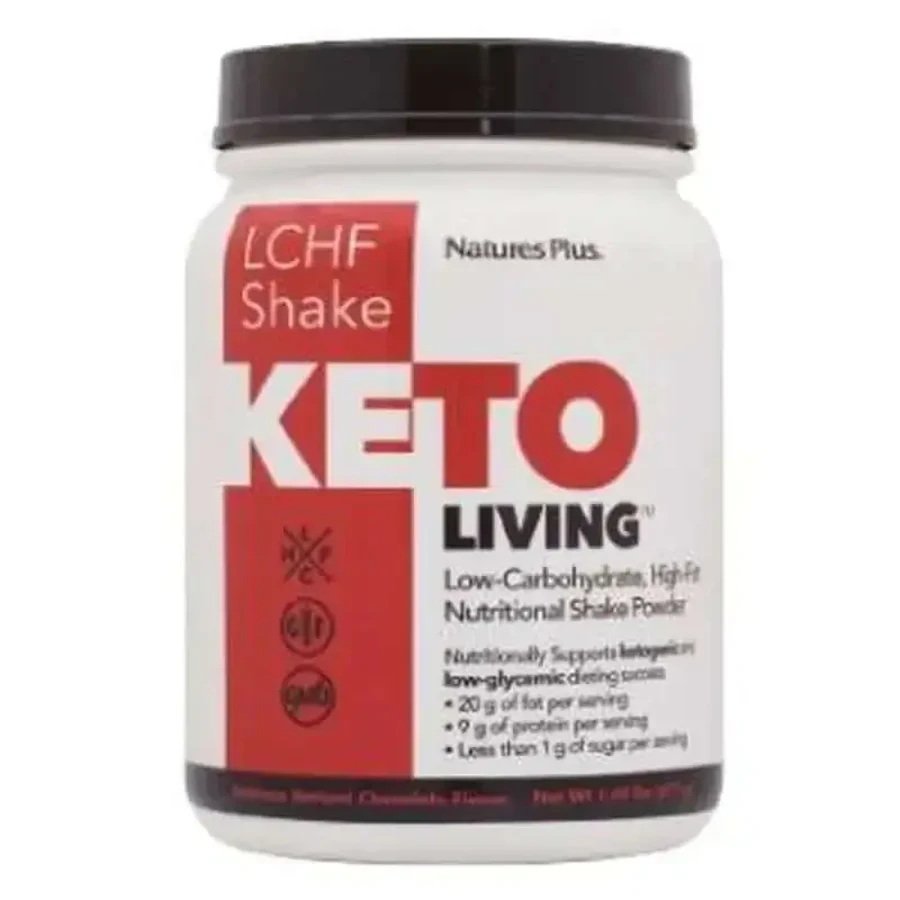 Шоколадний молочний коктейль Natures Plus Keto Living, 578 г: ціни та характеристики