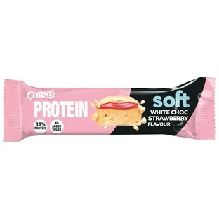 Corny Protein Soft White Chocolate & Strawberry, 45 грамм