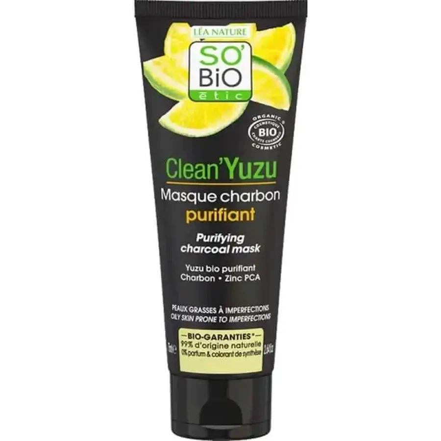 So'Bio Etic Clean Yuzu Purifying Face Mask 75Ml: цены и характеристики