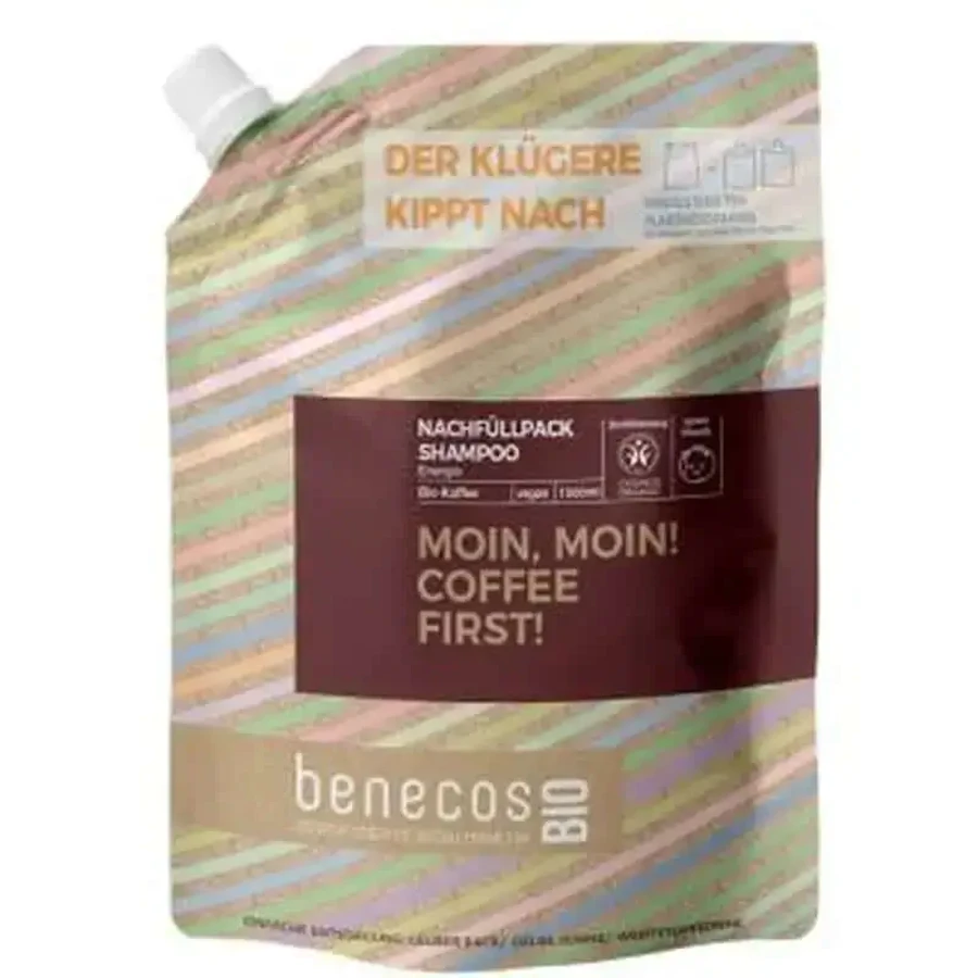 Benecos Energising Shampoo Coffee Refill 1Lt Bio Vegan: цены и характеристики