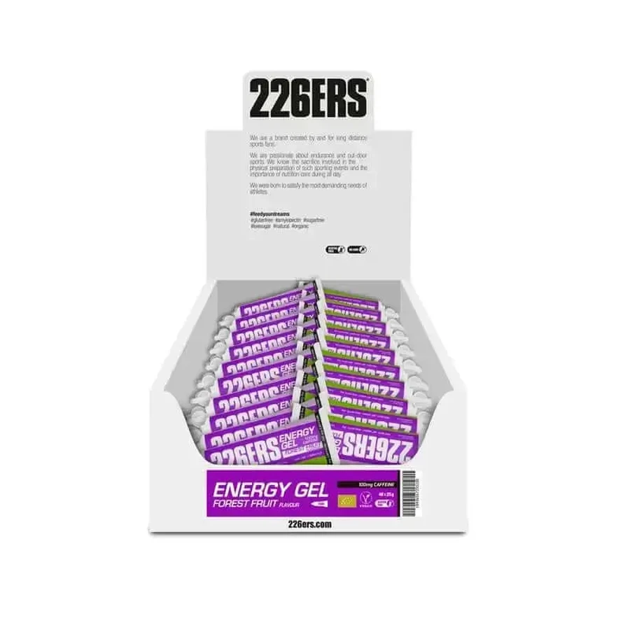 226Ers Energy Gel 25Gr Лісові фрукти енергетичний гель - 100 мг кофеїну, 40x25 г: ціни та характеристики