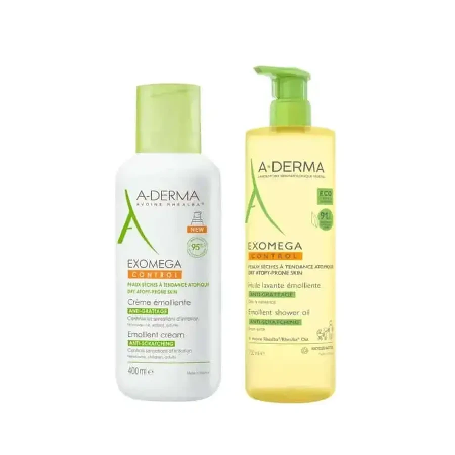 A-Derma Экзомега Масло 750Мл + Экзомега Крем 400Мл: цены и характеристики