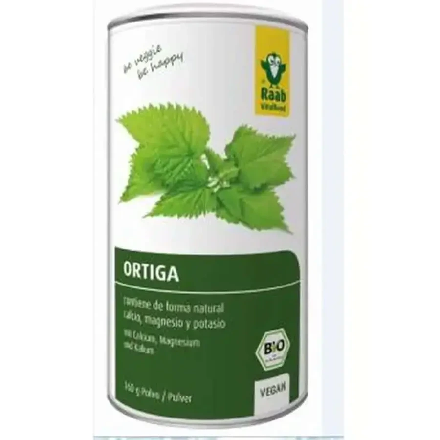 Raab Vitalfood Крапивный порошок 160 гр Bio Sg Vegan: цены и характеристики