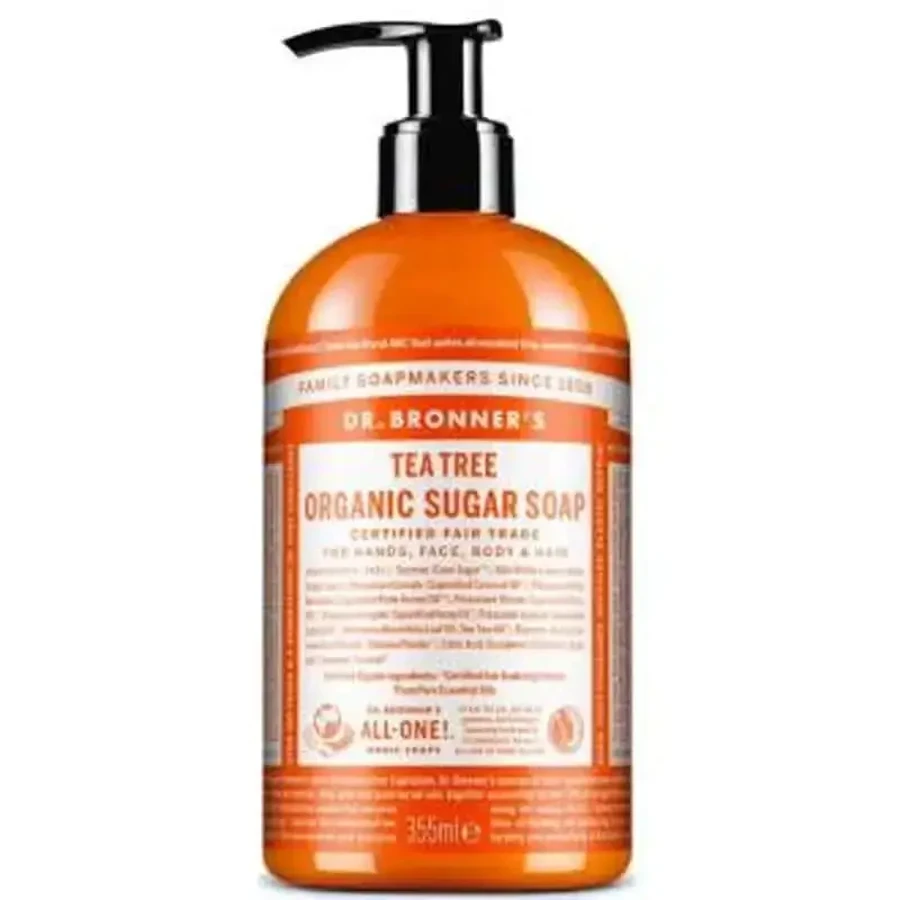 Цукрове мило Dr. Bronner's Tea Tree Цукрове мило 355 мл: ціни та характеристики