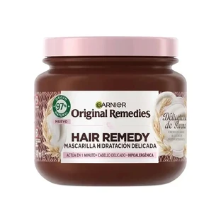 Garnier Original Remedies Гипоаллергенная увлажняющая маска с рисовыми сливками и органическим овсяным молочком, 340 мл