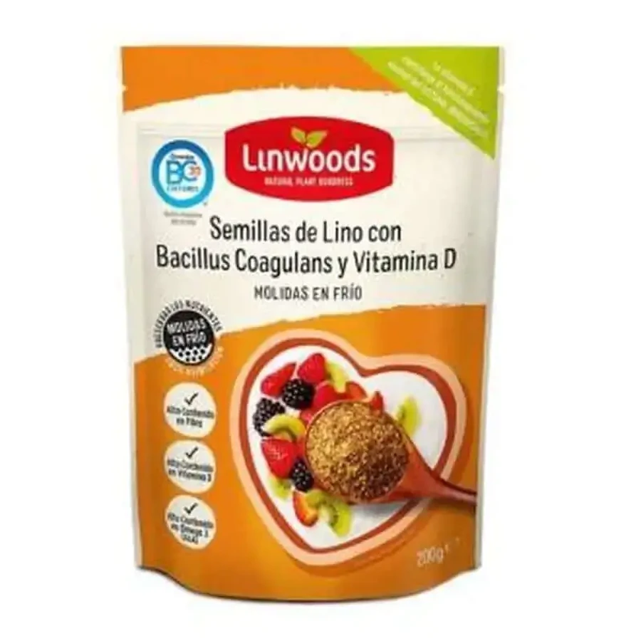 Linwoods Молотые льняные семена с бациллой и витамином D 200 гр.: цены и характеристики
