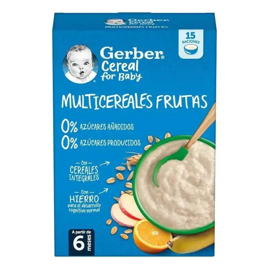 Gerber Мультизлакова каша Фруктова 0% 0% цукру, 270 г: ціни та характеристики