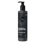 Organic Shop Підбадьорливий шампунь та гель для душу 2 в 1 "Кора дуба та м'ята", 280 мл