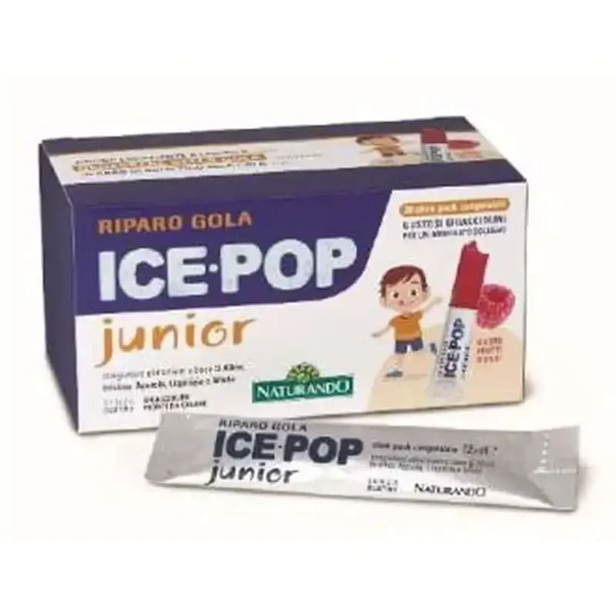 Naturando Riparo Gola Ice Pop Junior со вкусом красных фруктов 20Sb: цены и характеристики