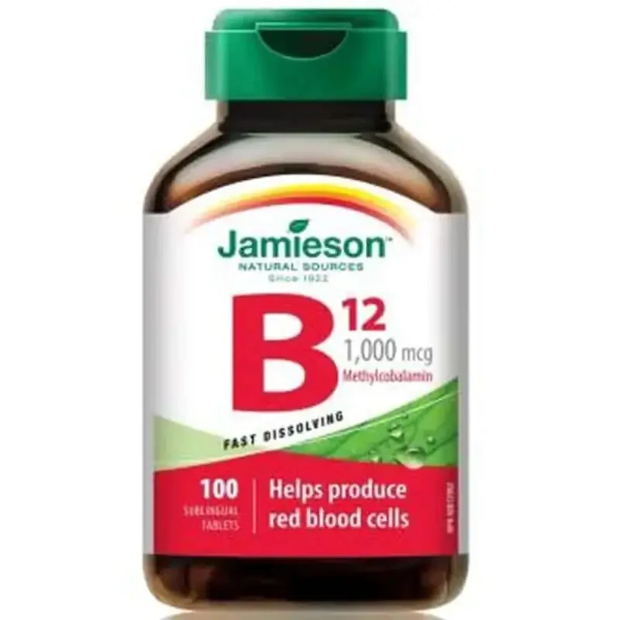Jamieson Витамин B12 1000Mcg , 100 таблеток: цены и характеристики
