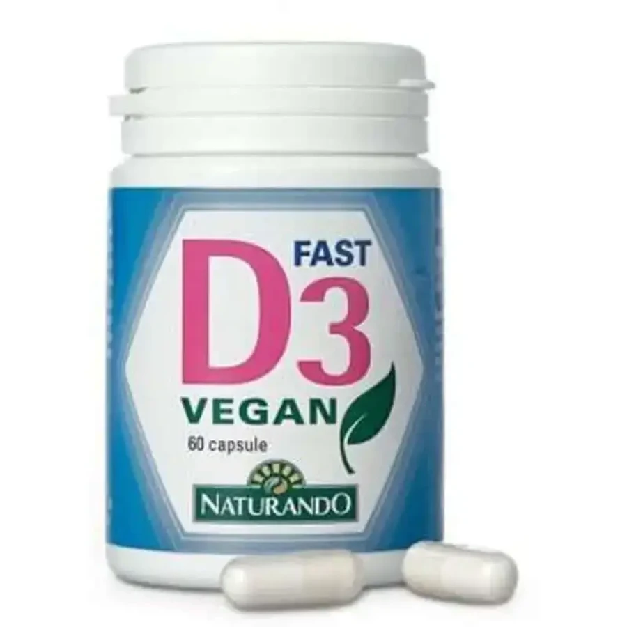 Naturando D3 Fast Vegan 60 таблеток: цены и характеристики