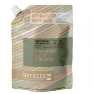 Benecos 2 в 1 гель для ванни оливковий 1 л. Біо веганський
