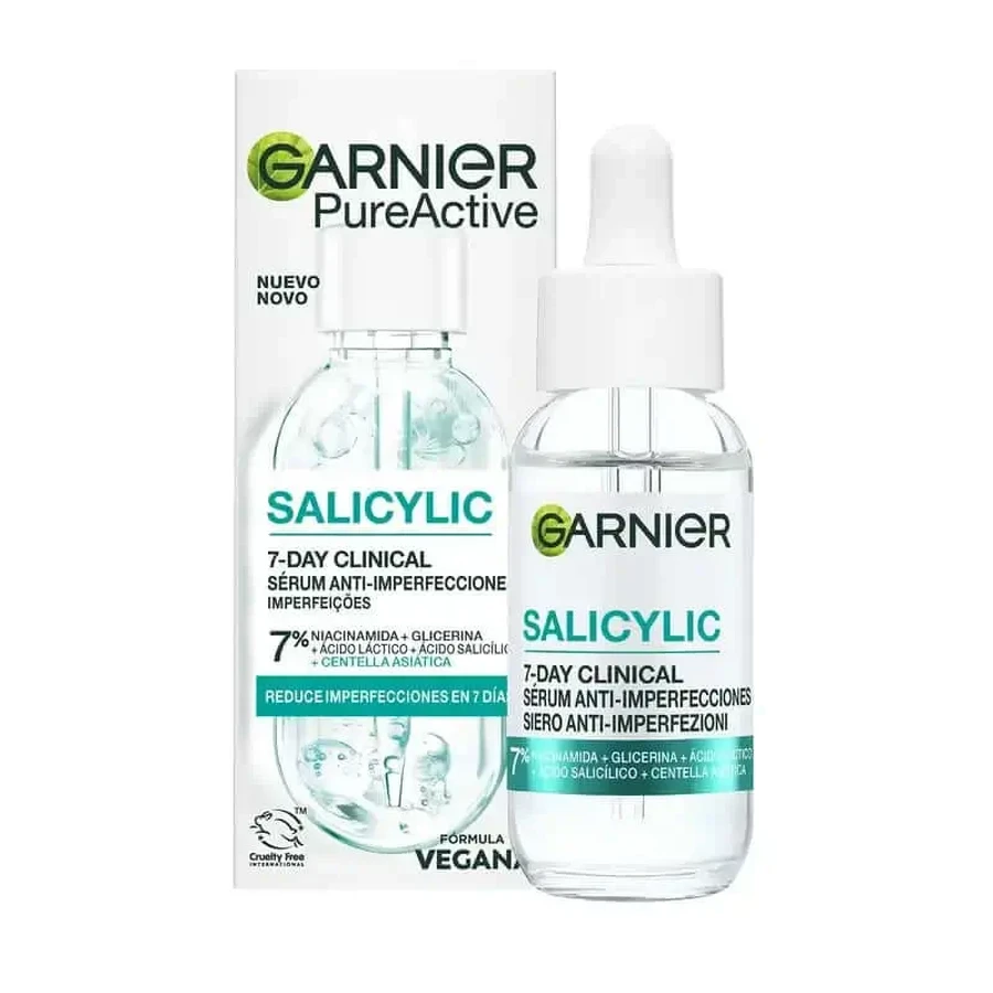 Garnier Anti-Acne Pure Active Salicylic Anti-Blemish & Cleansing Serum, 30 мл: цены и характеристики