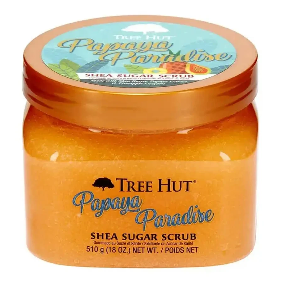 Tree Hut Отшелушивающий сахарный скраб, папайя, 510 г: цены и характеристики