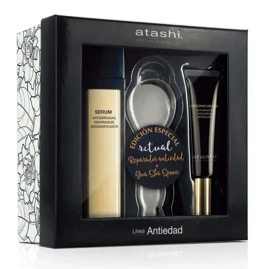 Atashi Anti-Ageing Redensifying Serum + Anti-Wrinkle Eye Contour Chest: цены и характеристики