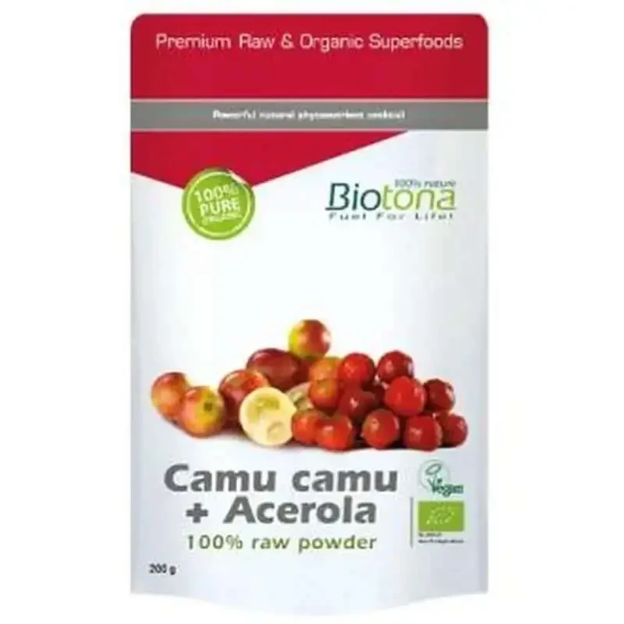 Biotona Camu Camu Acerola Raw 200Gr. Bio: цены и характеристики