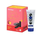Партнерський вібратор Satisfyer Connect + лубрикант на водній основі Eros Classic Line Aqua