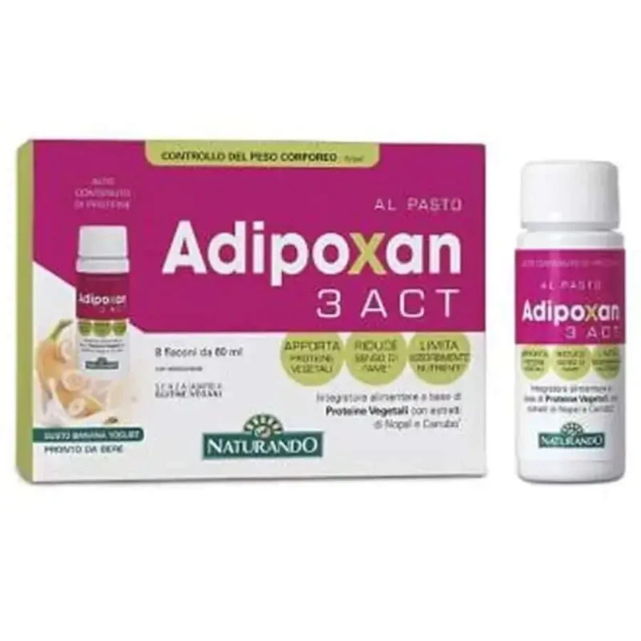 Naturando Adipoxan 3 Act 8 флаконів: ціни та характеристики