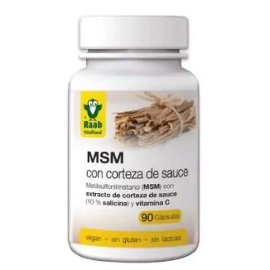 Raab Vitalfood Msm With Willow Bark 630Mg 90Caps Sg Vegan: цены и характеристики