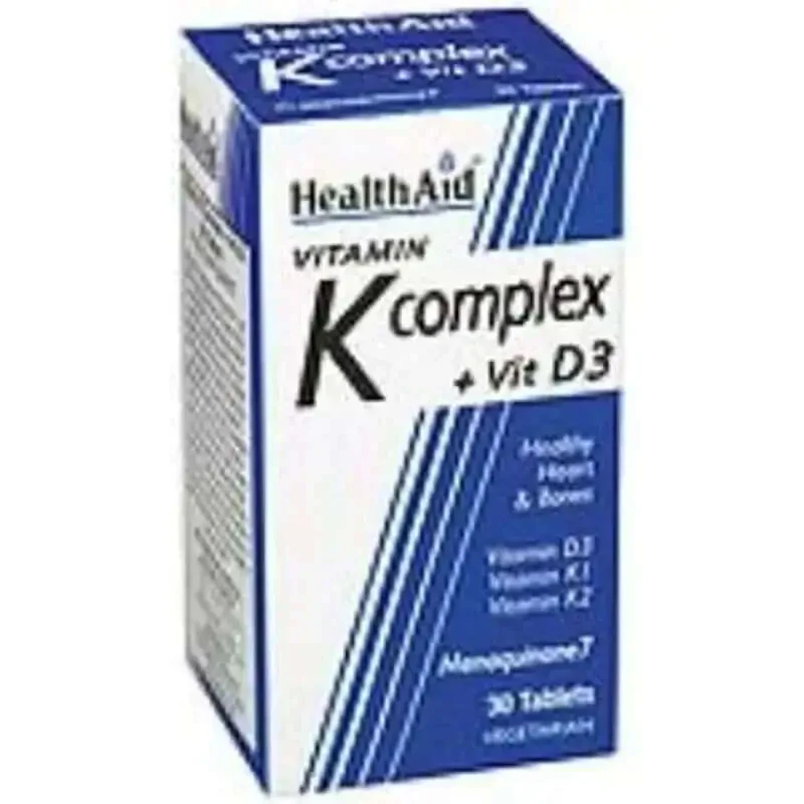 Health Aid Vitamin K Complex With Vitamin D3 30Comp: цены и характеристики