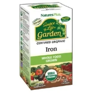 Natures Plus Garden Source Of Life Iron Железо, 30 капсул