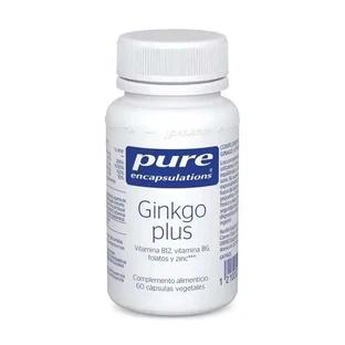 Pure Encapsulations Ginkgo Plus, 60 капсул
