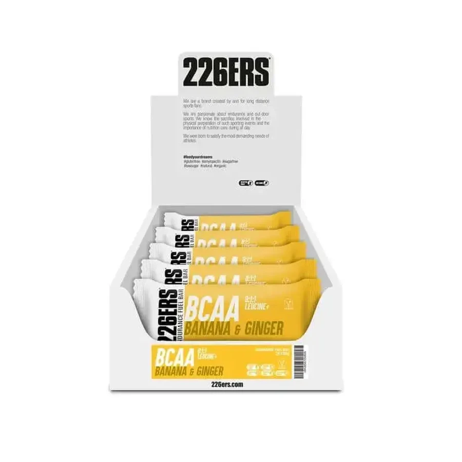 226Ers Endurance Fuel Bar Bcaa Энергетический батончик Банан и имбирь, 24x60 г.: цены и характеристики