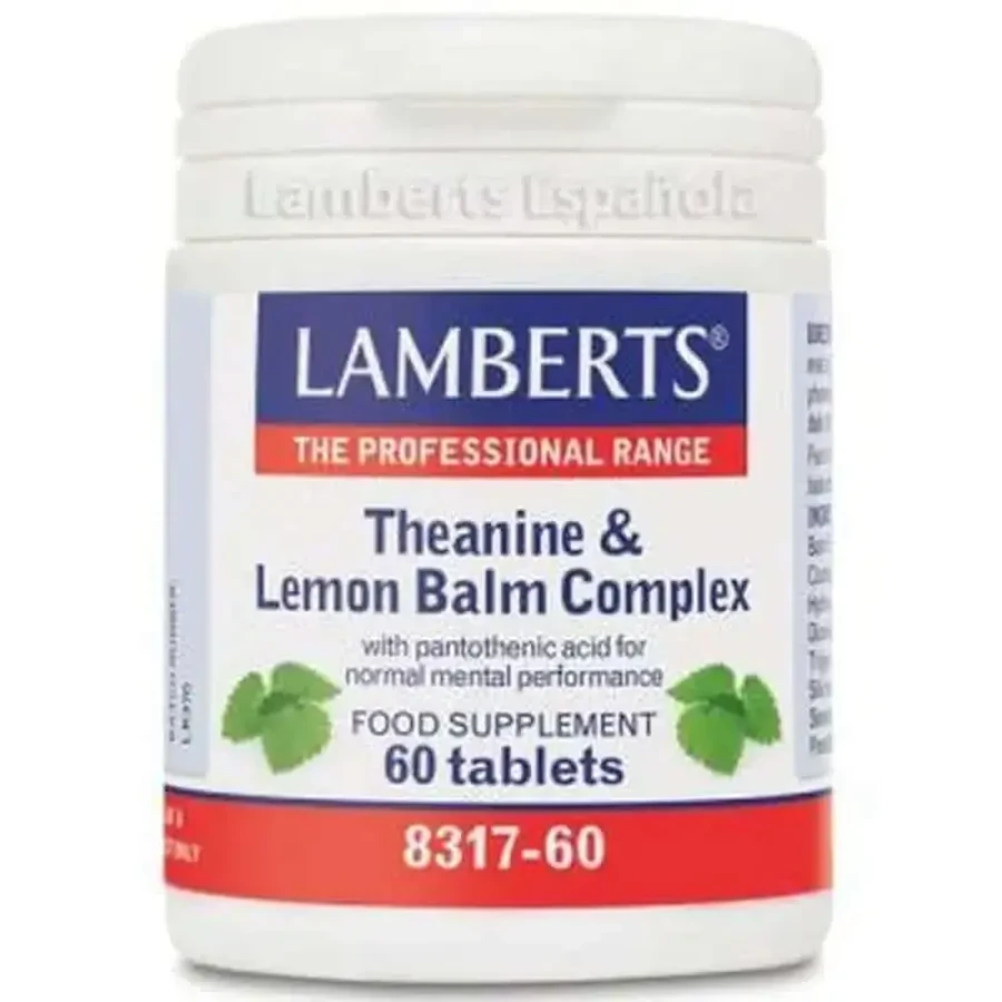 Lamberts Theanine & Lemon Balm Complex 60 Tablets: цены и характеристики