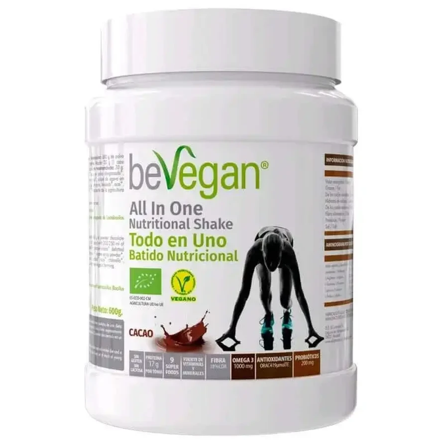 Bevegan All In One Nutritional Shake Cacao, 600 гр.: цены и характеристики