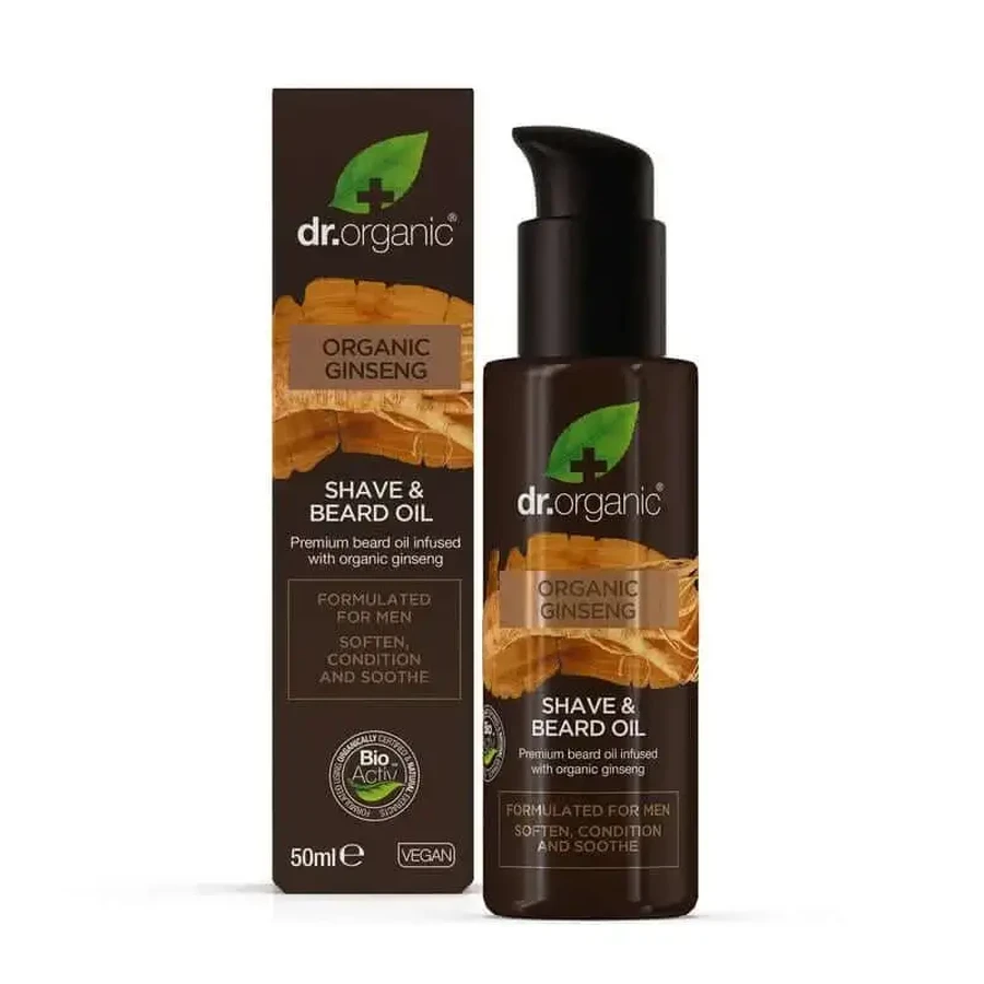 Dr. Organic Organic Ginseng Beard & Shaving Oil 50Ml: цены и характеристики