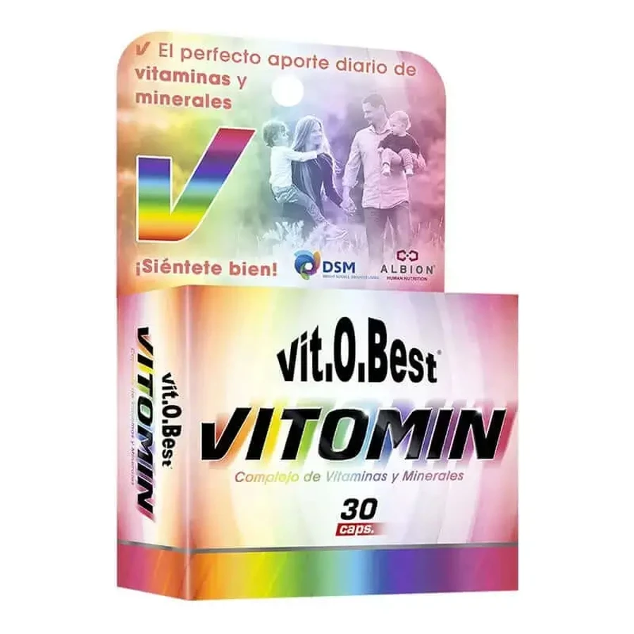Vit.O.Best Vitomin (вітамінно-мінеральний комплекс), 30 капсул: ціни та характеристики
