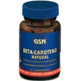Gsn Бета-каротин натуральный 50 таблеток