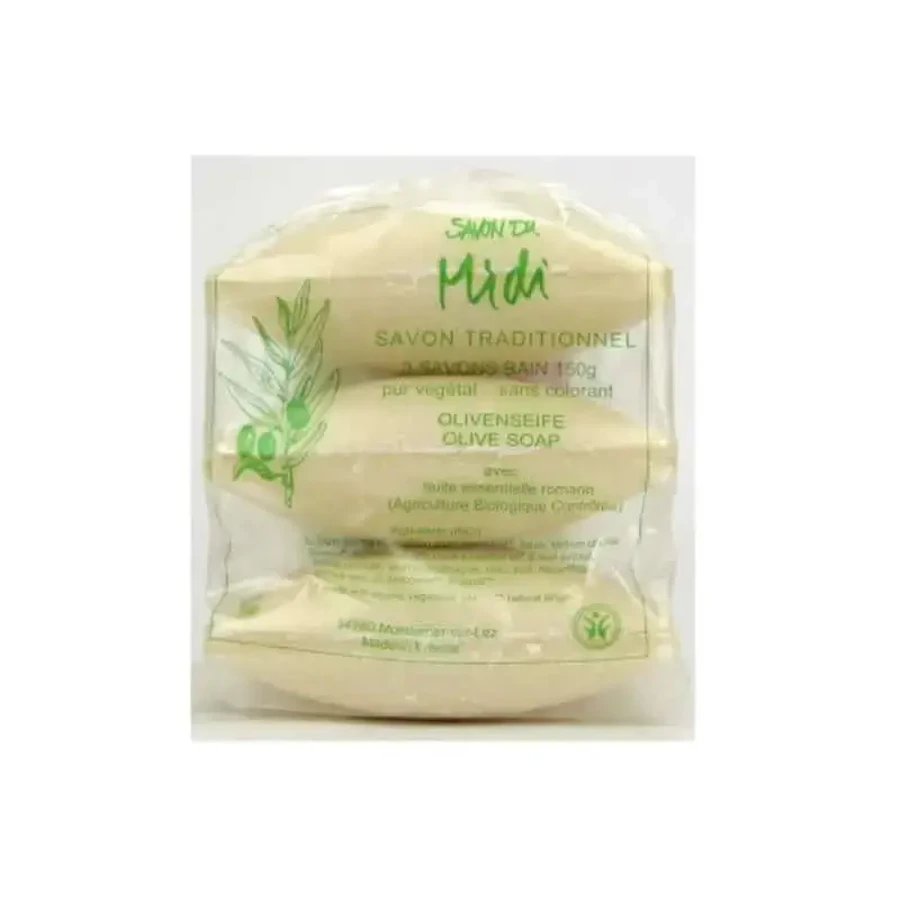 Оливково-ромеро оливкове мило Savon Du Midi 3Udx150Gr. Bio: ціни та характеристики