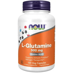 Now L-Glutamine, 120 капсул по 500 мг