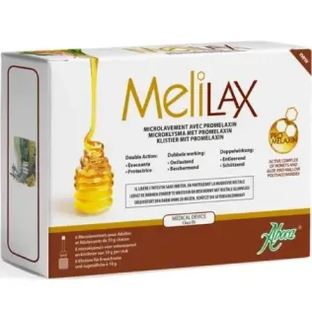 Aboca Melilax Adults, 6 x 10 г микроэнемы: цены и характеристики