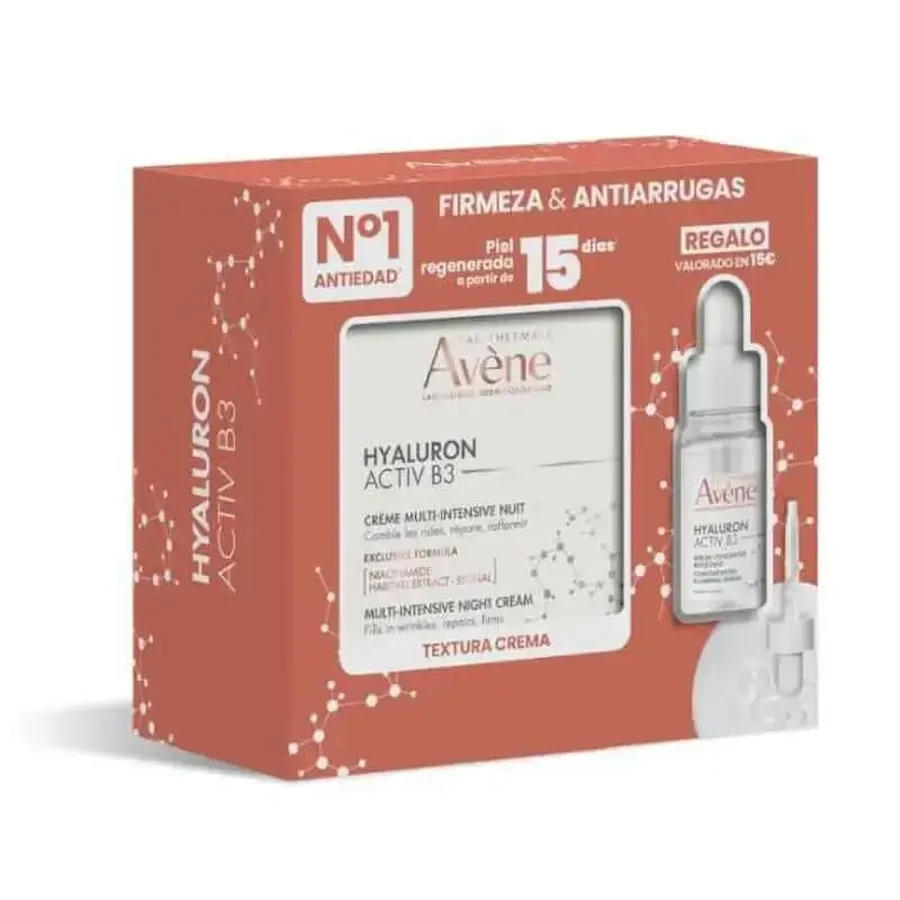 Відновлювальний крем Avène Pack Hyaluron Activ B3 + антивікова сироватка: ціни та характеристики