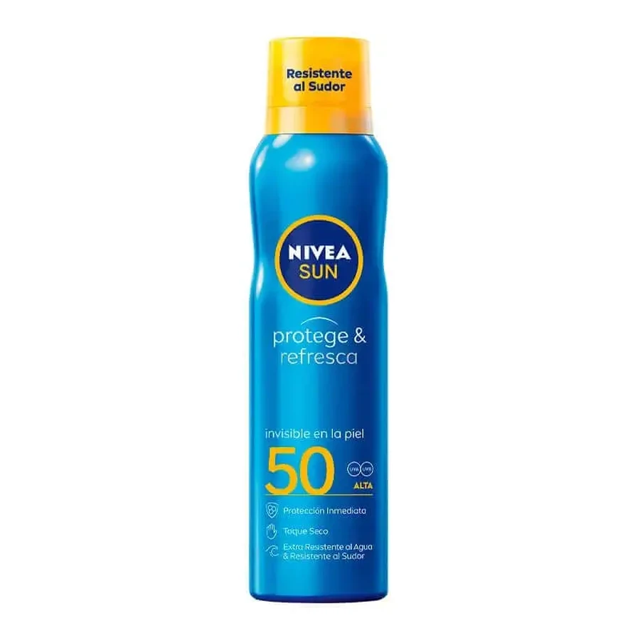 NIVEA Sun SPF50 Protect & Refresh Invisible Sun Mist Spray, 200 мл: цены и характеристики