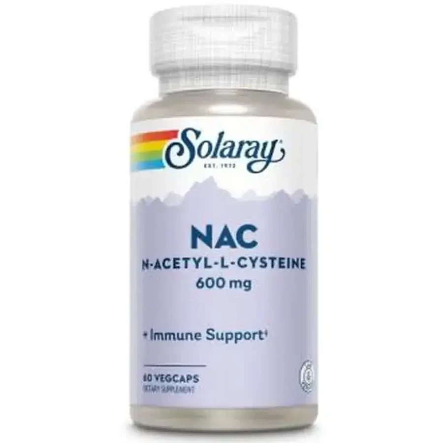 Solaray Nac 600Mg 60V Capsules: цены и характеристики
