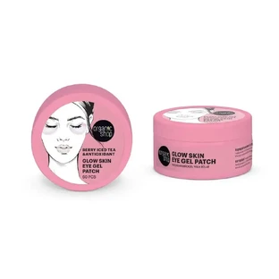 Антиоксидантні гелеві патчі для очей Organic Shop Glow Skin Iced Berry Tea Iced Berry Tea, 60 шт.
