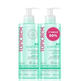 Очищуючий гель Topicrem Ac Control Duo Pack 400 мл 2-й набір 50% знижка