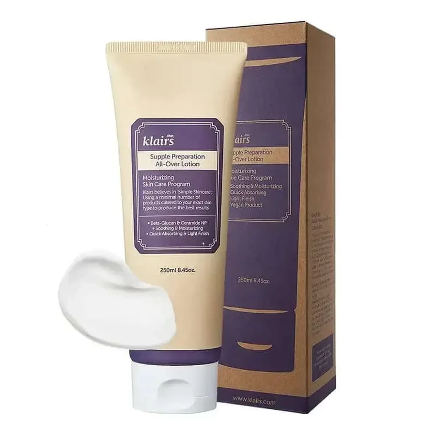 Лосьйон для догляду за шкірою обличчя Klairs Supple Preparation All Over, 250 мл: ціни та характеристики