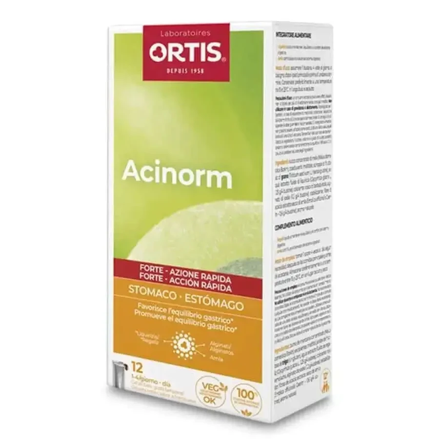 Ortis Acinorm Forte Gel 12Sbrsx12Gr: ціни та характеристики