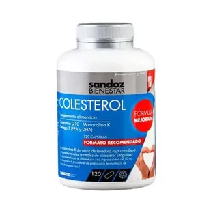 Sandoz Bienestar Cholesterol Bottle 120 капсул
